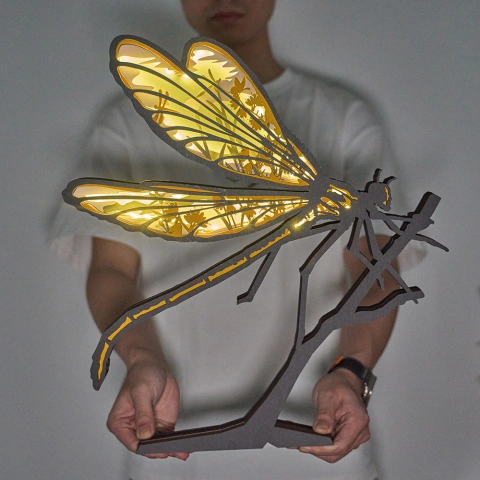 HOT SALE🔥-Dragonfly Carving Handcraft Gift